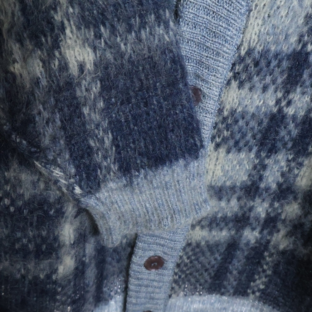 VINTAGE(ヴィンテージ) 70s JANTZEN ジャンセン モヘアカーディガン ブルー