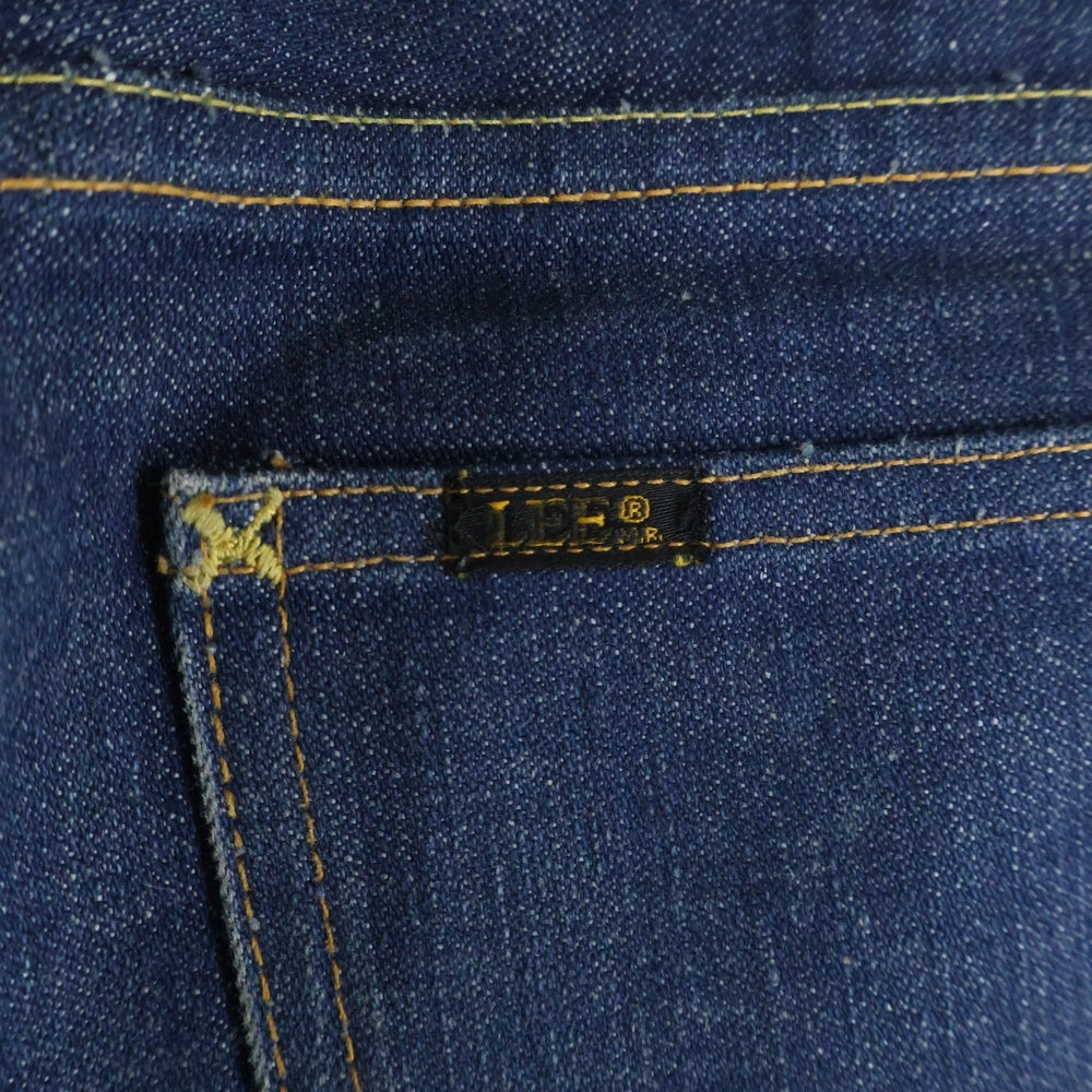 LEE(リー) 70s 大文字タグ 大文字刻印 42TALONZIP インディゴブルー パンツ ヴィンテージデニム