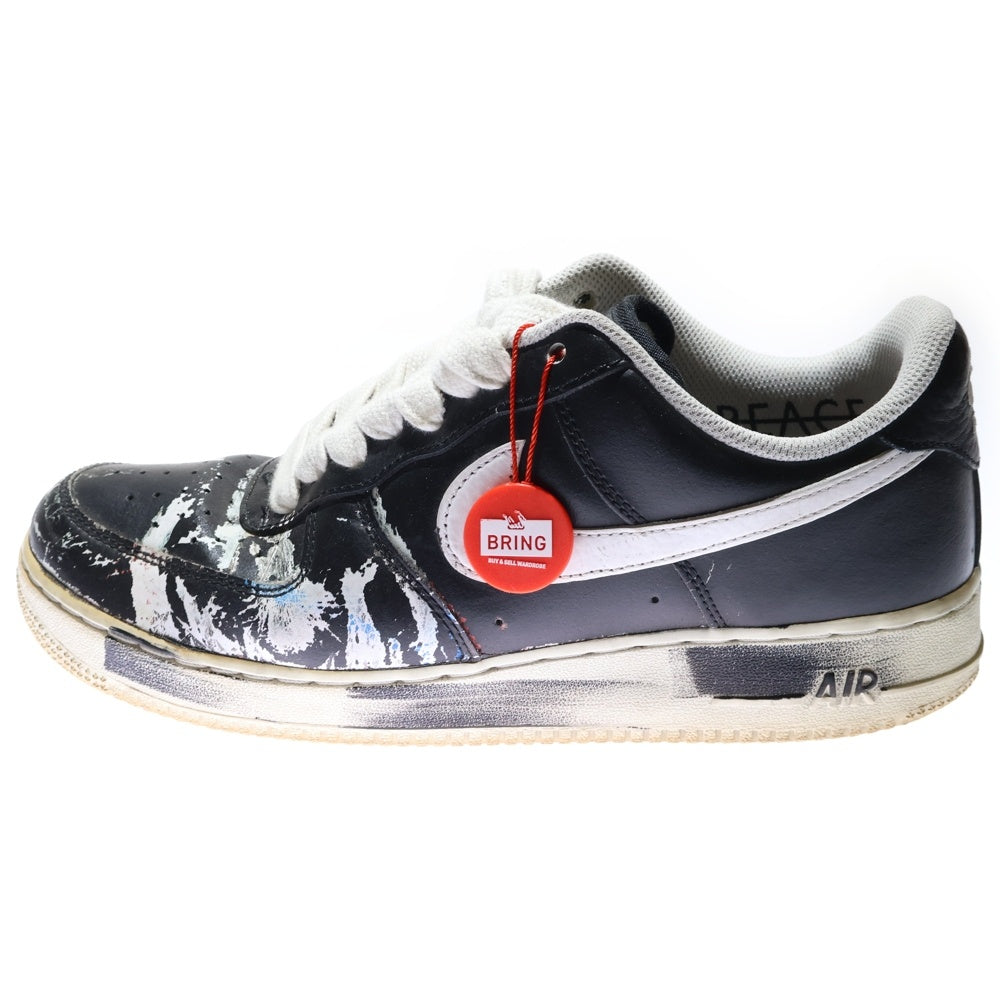 NIKE(ナイキ) ×PEACEMINUSONE AIR FORCE 1 LOW PARA NOISE ピースマイナスワン エアフォース1 パラノイズ ローカットスニーカー ブラック US10/28cm AQ3692-001