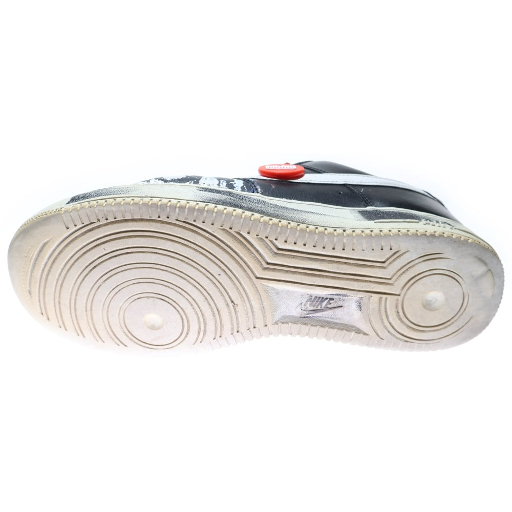 NIKE(ナイキ) ×PEACEMINUSONE AIR FORCE 1 LOW PARA NOISE ピースマイナスワン エアフォース1 パラノイズ ローカットスニーカー ブラック US10/28cm AQ3692-001