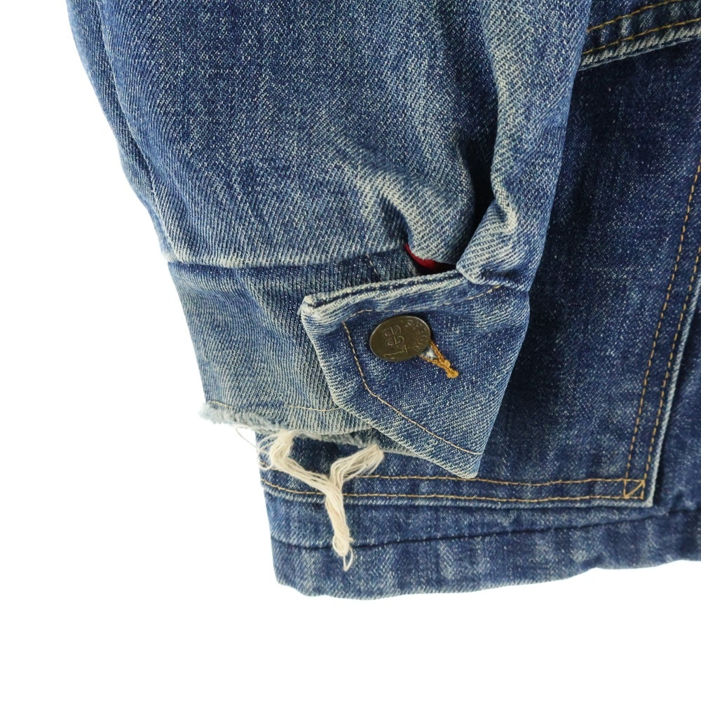 LEE(リー) 70-80s STORM RIDERS DENIM COAT ストームライダー デニムランチコート 裏ボアジャケット ブルー