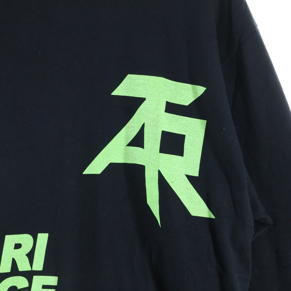 NEIGHBORHOOD(ネイバーフッド) ATR-2 CE-CREW LS 181MBATN-CSM02S プリント長袖Tシャツ ブラック