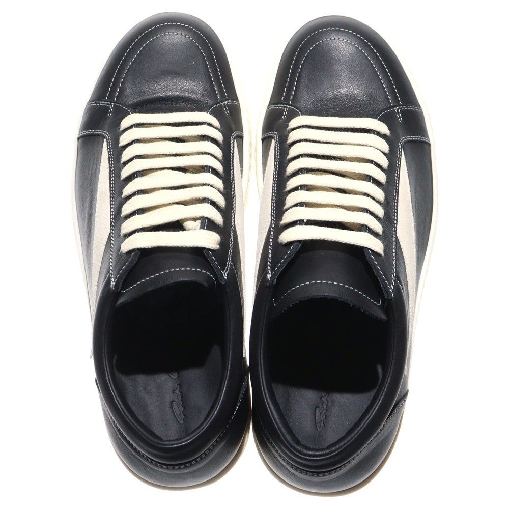 Rick Owens(リックオウエンス) VINTAGE SNEAKS RU02E1897LCOLVS ヴィンテージスニーカー ブラック/ホワイト