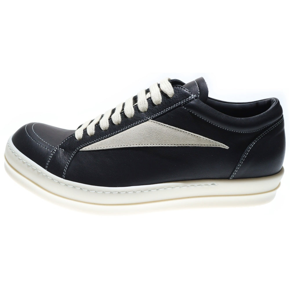 Rick Owens(リックオウエンス) VINTAGE SNEAKS RU02E1897LCOLVS ヴィンテージスニーカー ブラック/ホワイト