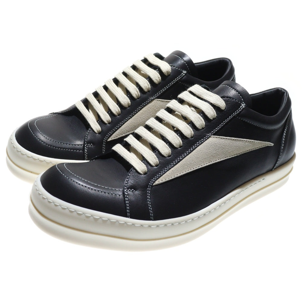 Rick Owens(リックオウエンス) VINTAGE SNEAKS RU02E1897LCOLVS ヴィンテージスニーカー ブラック/ホワイト