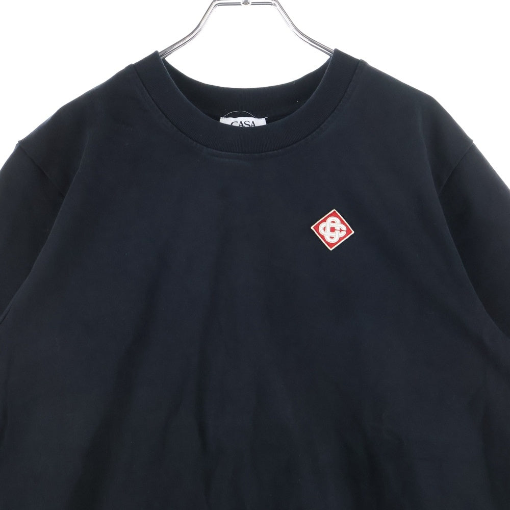 CASABLANCA(カサブランカ) DIAMOND LOGO TEE MS25-JTS-001-14 ダイアモンドロゴ 半袖Tシャツ ブラック
