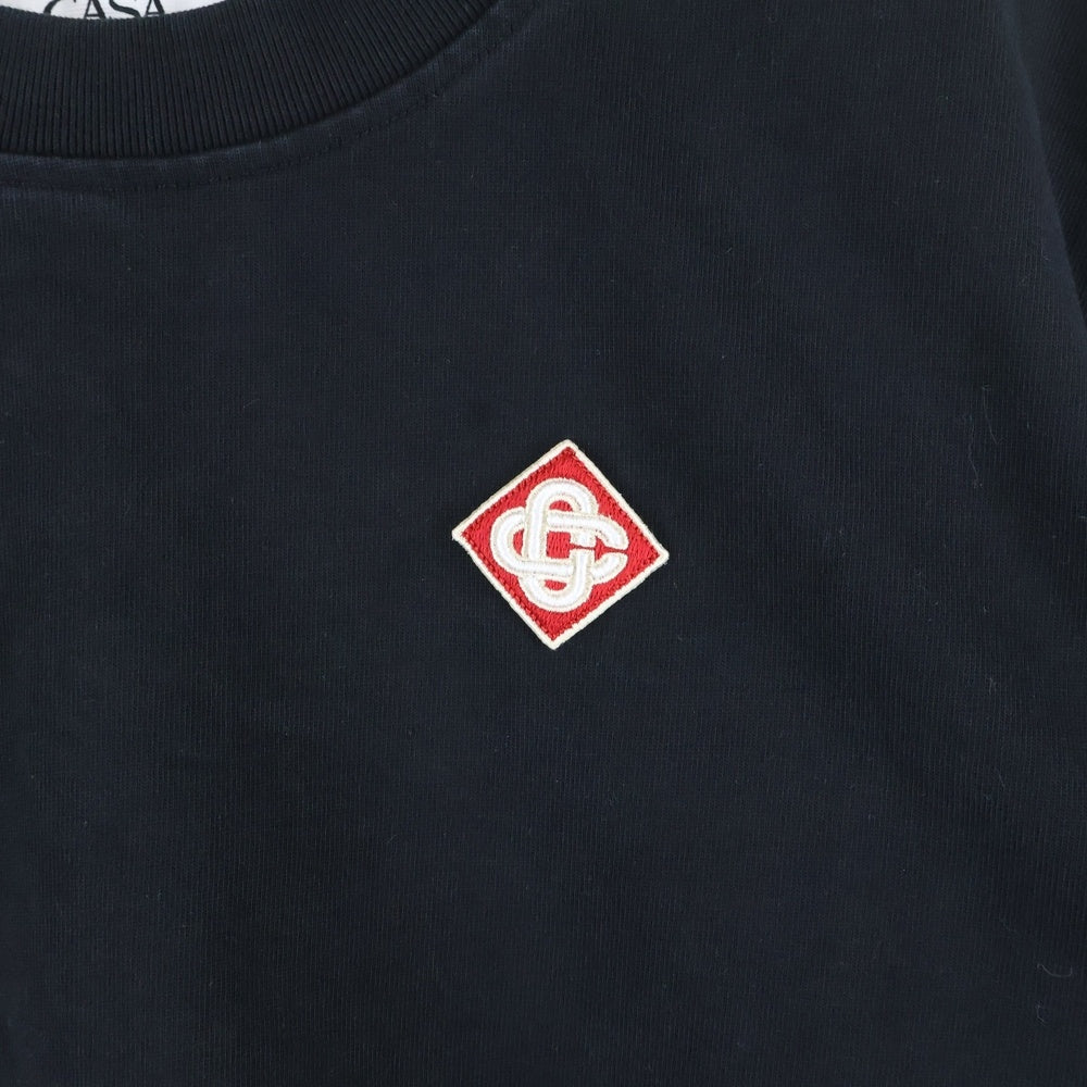 CASABLANCA(カサブランカ) DIAMOND LOGO TEE MS25-JTS-001-14 ダイアモンドロゴ 半袖Tシャツ ブラック