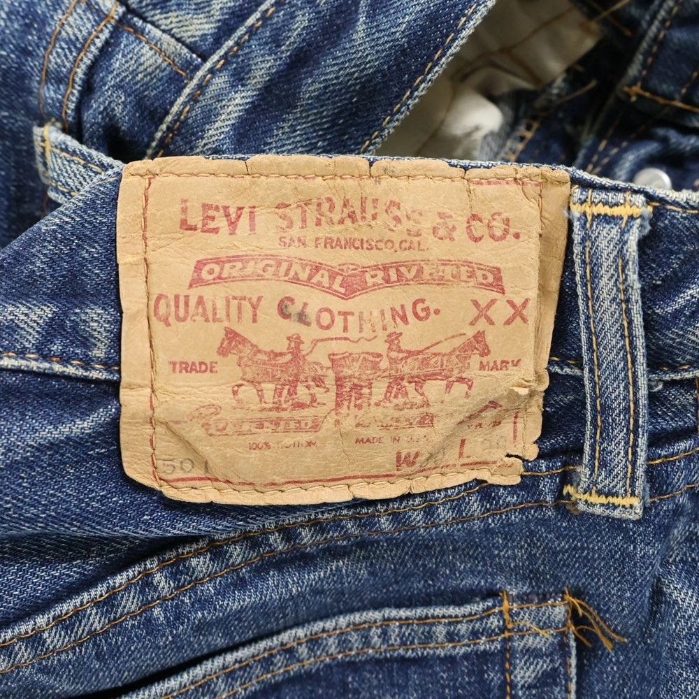 Levi's(リーバイス) 50-60S 501 BIG E 前期 両面タブ 均等V 足長R ボタン