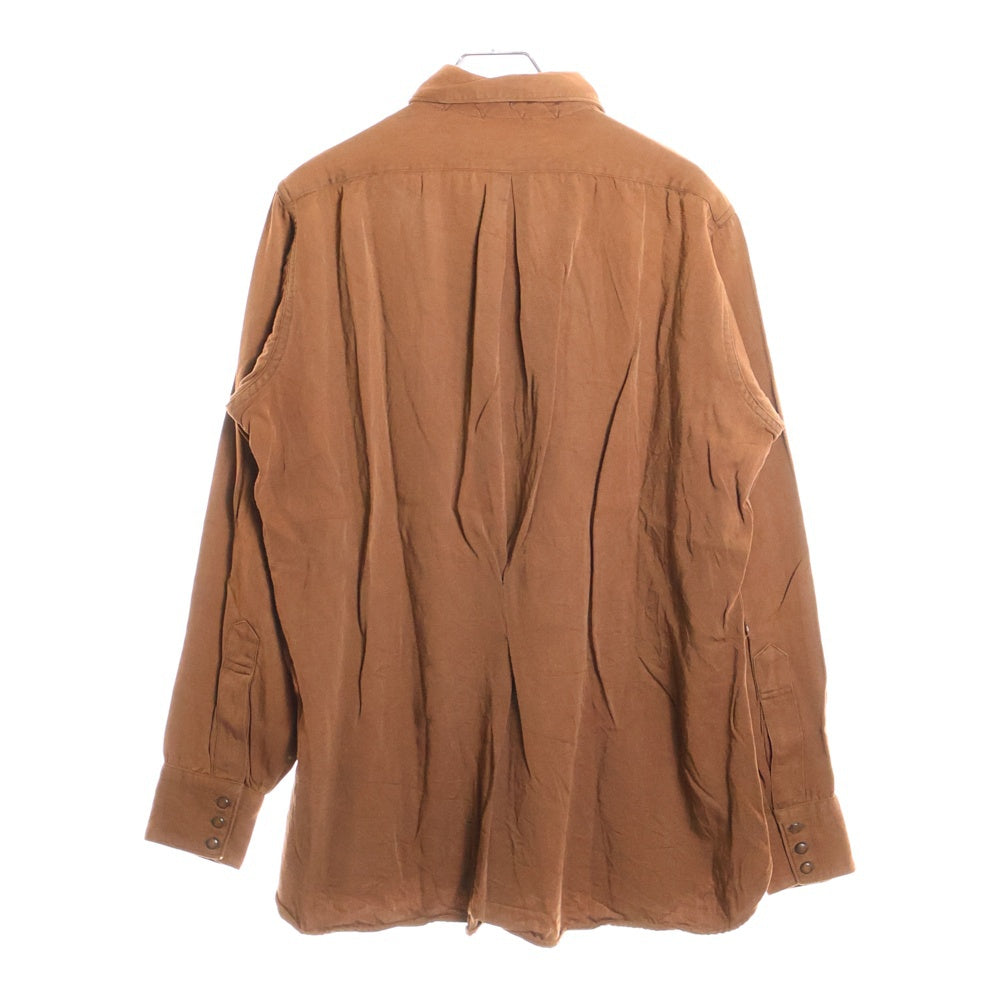 VINTAGE(ヴィンテージ) 40S GAME AND LAKE SPORTSWEAR RAYON GABARDINE WESTERN L/S SHIRT ゲームアンドレイク スポーツウェア レーヨン ギャバ ジン ウエスタン マチ付き長袖シャツ