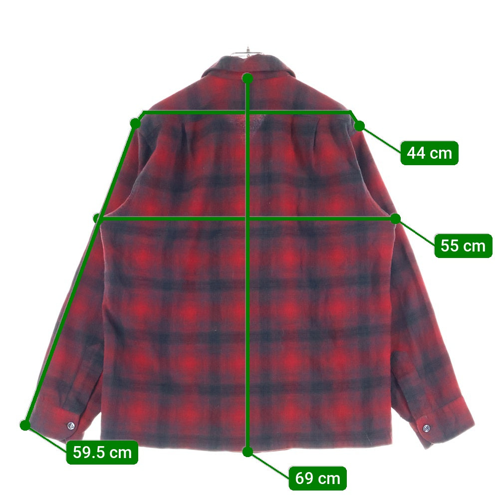 PENDLETON(ペンドルトン) 50S VINTAGE WOOL L/S OMBRE CHECK WOOL