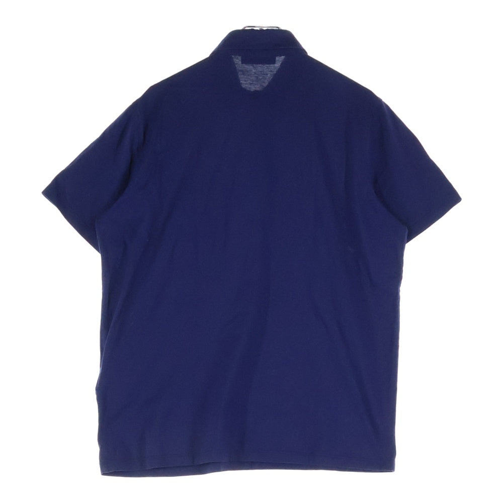 PRADA(プラダ) 19SS LOGO S/S POLO SHIRT 胸ロゴ 半袖 ポロシャツ ネイビーUJN007 R131 1GAW
