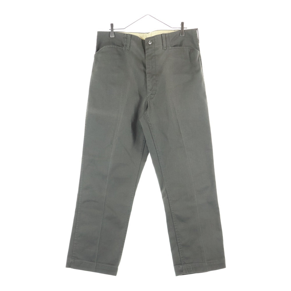 LEE(リー) 60-70S VINTAGE FRISKO JEANS WORK CLOTHING 42TALON TROUSERS ヴィンテージ フリスコ ジーンズ 42タロン ユニオンチケット スラックス トラウザーズ カーキ