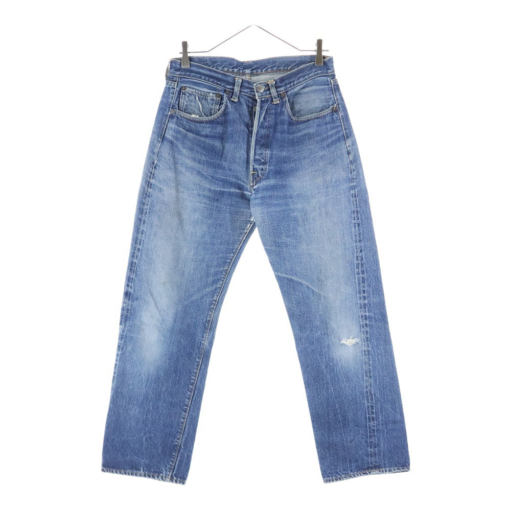 Levi's(リーバイス) 60-70S BIG-E 前期 ボタン裏16 不均等V 両面タブ Vステッチ 足長R デニムパンツ インディゴ