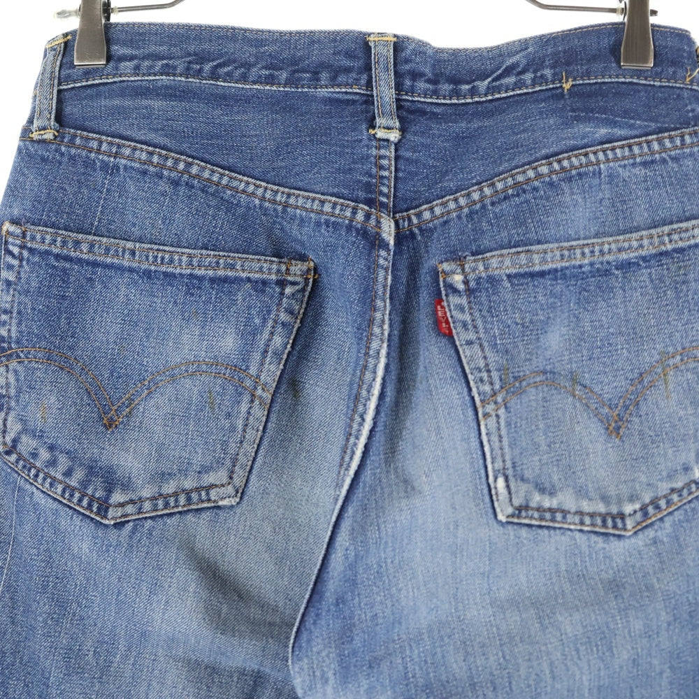 Levi's(リーバイス) 60-70S BIG-E 前期 ボタン裏16 不均等V 両面タブ Vステッチ 足長R デニムパンツ インディゴ
