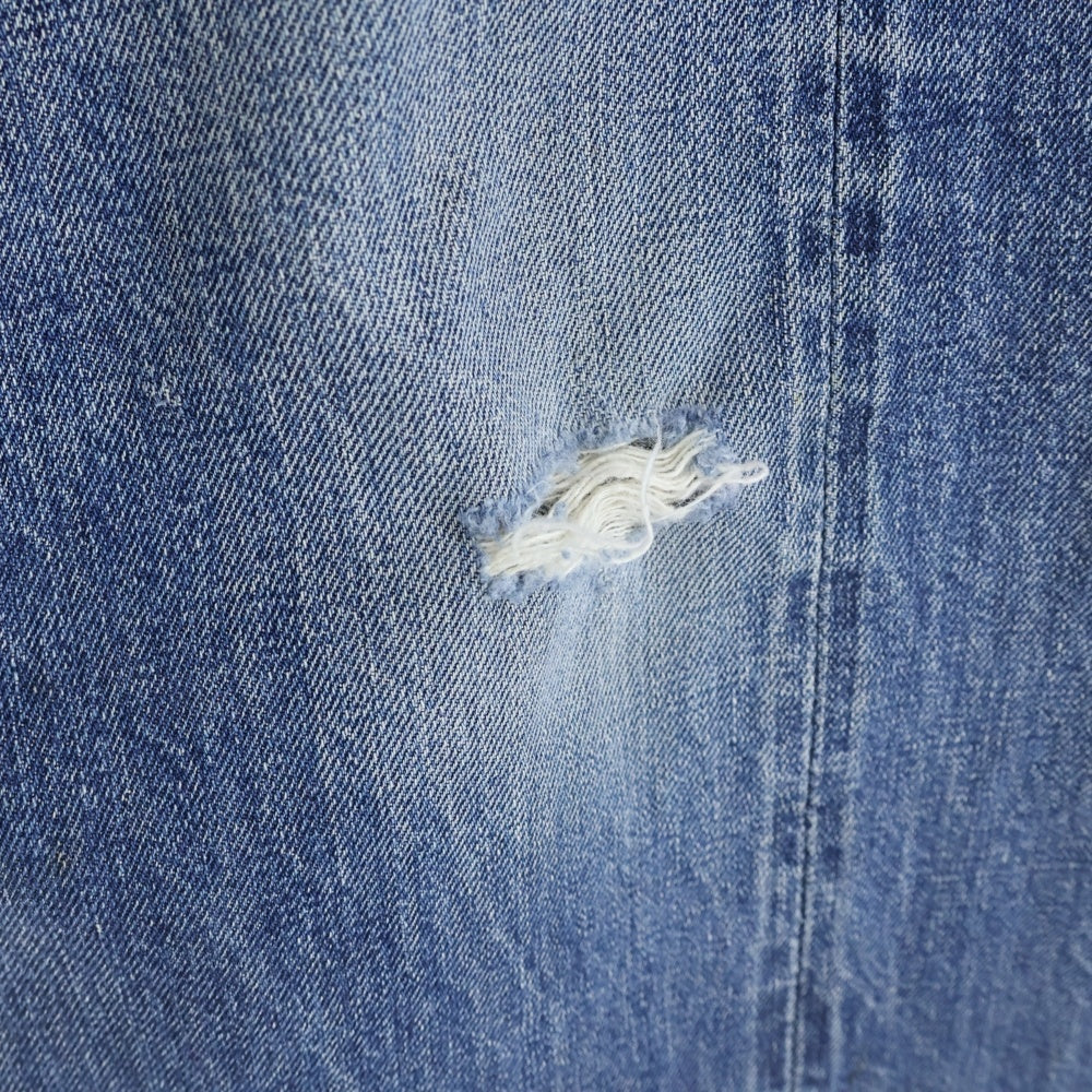 Levi's(リーバイス) 60-70S BIG-E 前期 ボタン裏16 不均等V 両面タブ Vステッチ 足長R デニムパンツ インディゴ