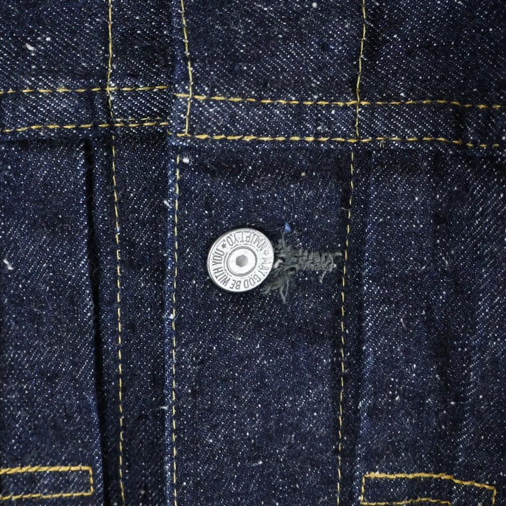 New Manual(ニュー マニュアル) #006 LV 2ND T-BACK JKT ONE-WASHED セカンド ティーバック デニムジャケット インディゴ