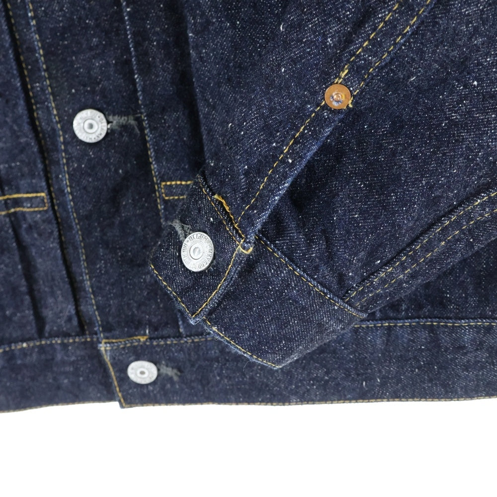 New Manual(ニュー マニュアル) #006 LV 2ND T-BACK JKT ONE-WASHED セカンド ティーバック デニムジャケット インディゴ
