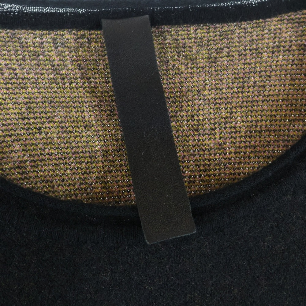 CHROME HEARTS(クロムハーツ) SEX RECORDS CASHMERE KNIT セックスレコード カシミアクルーネックニット ブラック