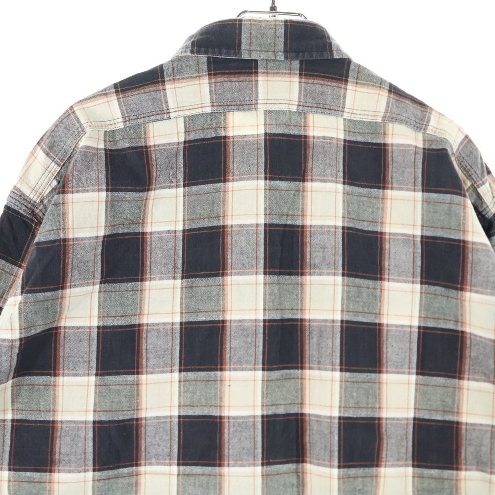 RRL(ダブルアールエル) 90s VINTAGE CHECK SHIRTS 三ツ星タグ チェック柄 長袖ネルシャツ マルチカラー
