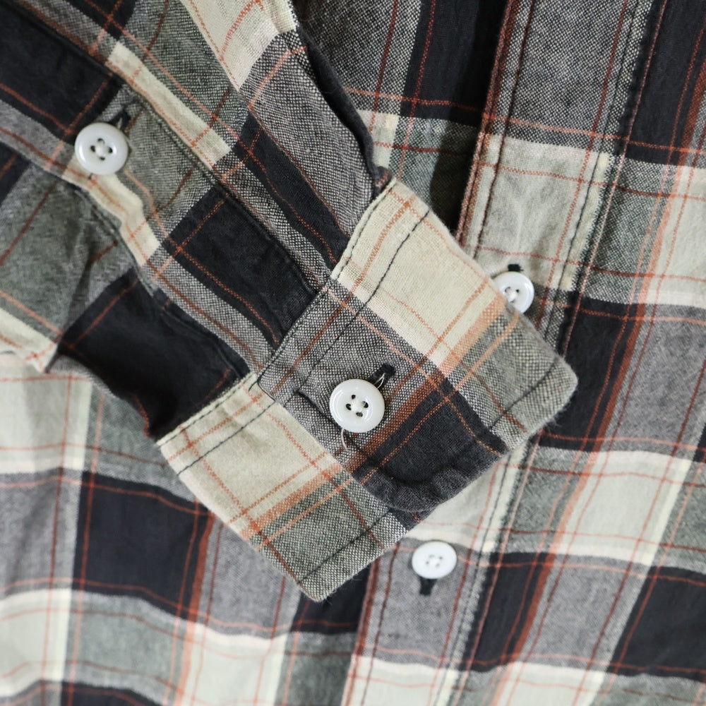 RRL(ダブルアールエル) 90s VINTAGE CHECK SHIRTS 三ツ星タグ チェック柄 長袖ネルシャツ マルチカラー