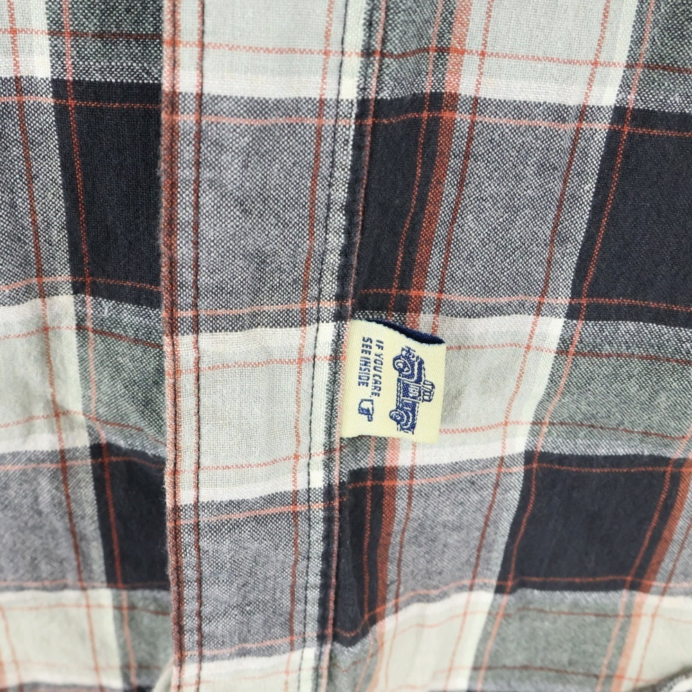RRL(ダブルアールエル) 90s VINTAGE CHECK SHIRTS 三ツ星タグ チェック柄 長袖ネルシャツ マルチカラー