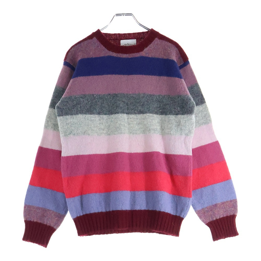 Jamieson's(ジャミーソンズ) 長袖クルーネックニットセーター マルチカラー JM192SW13111