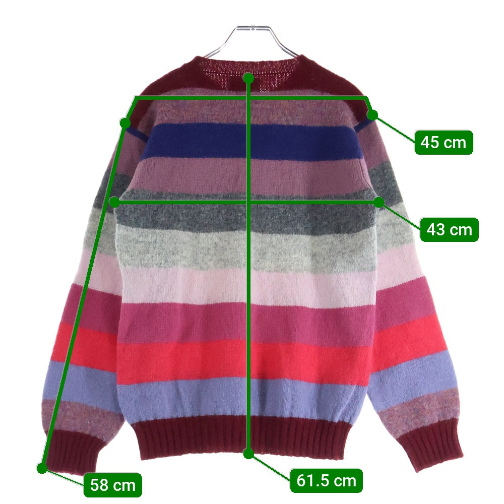 Jamieson's(ジャミーソンズ) 長袖クルーネックニットセーター マルチカラー JM192SW13111