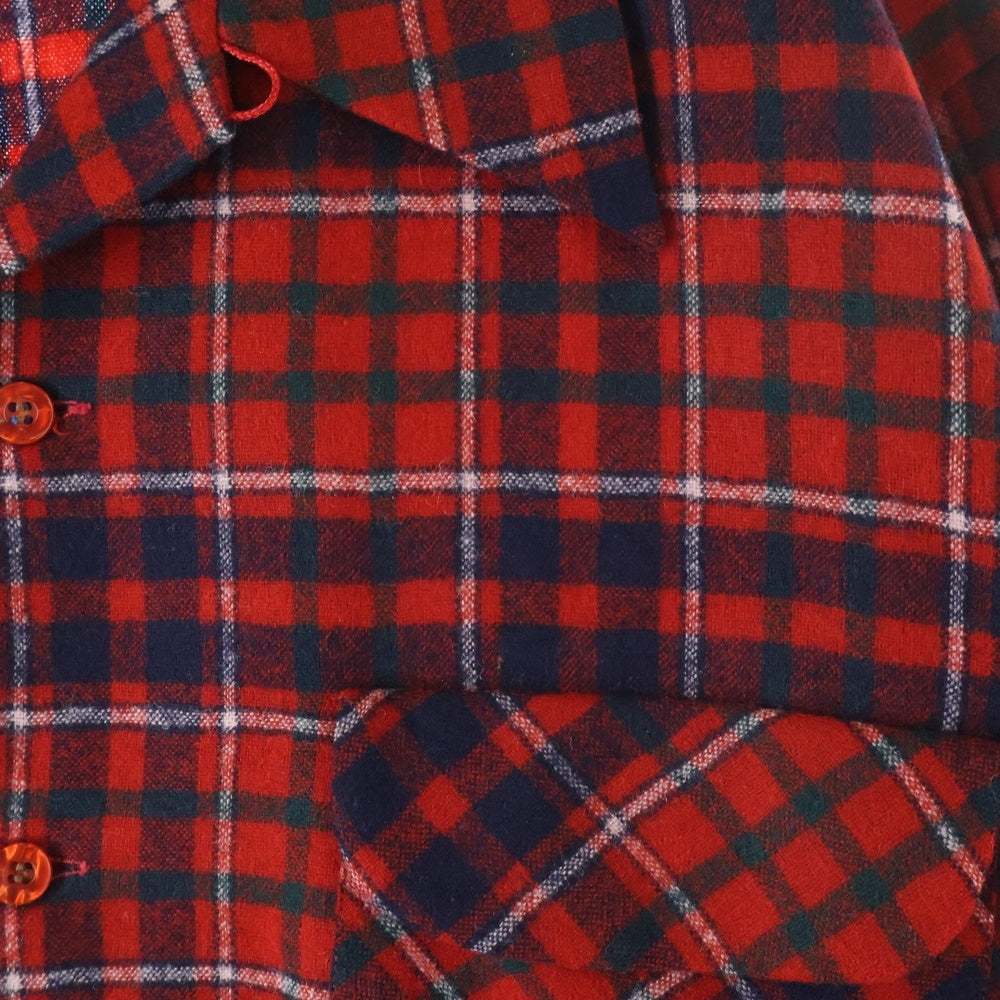 PENDLETON(ペンドルトン) 60S VINTAGE CHECK L/S SHIRT チェック 長袖 シャツ ヴィンテージ レッド/ネイビー/ホワイト
