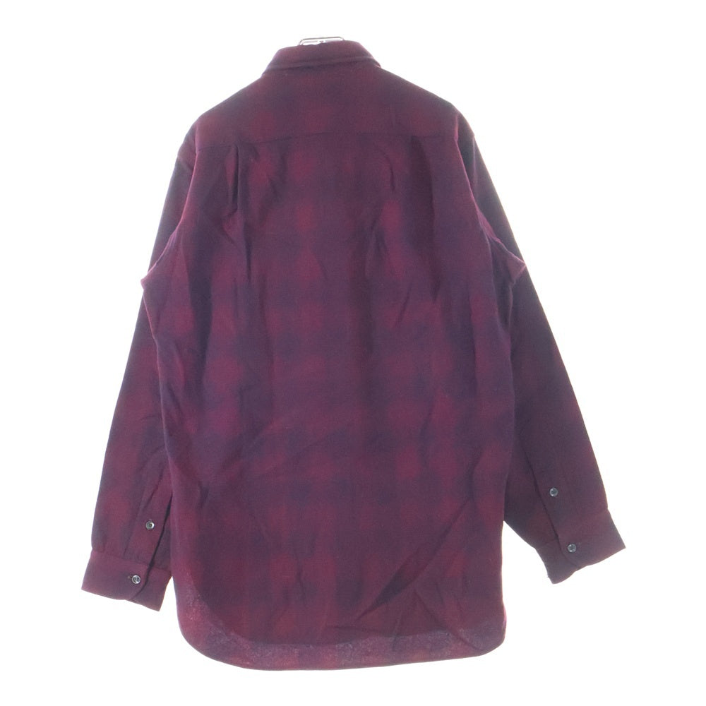PENDLETON(ペンドルトン) 50S VINTAGE OMBRE CHECK L/S SHIRT チェック 長袖 シャツ ヴィンテージ レッド/ブラック
