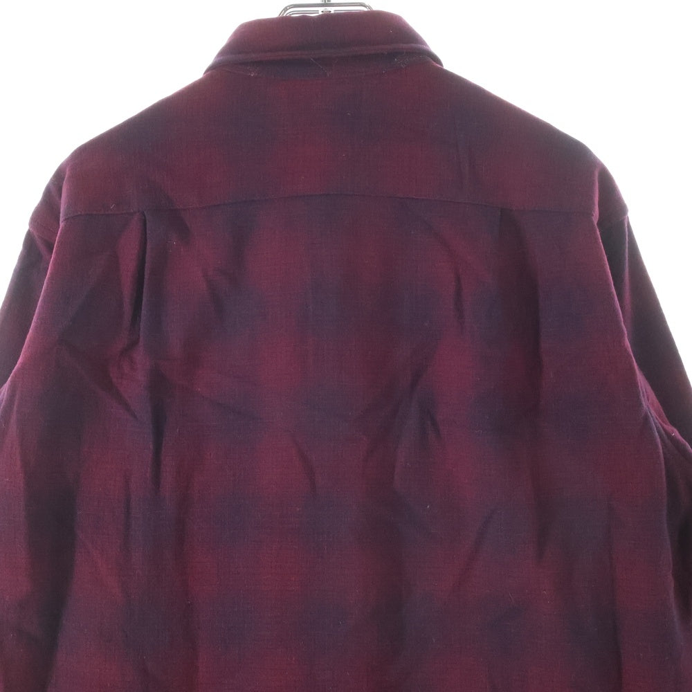 PENDLETON(ペンドルトン) 50S VINTAGE OMBRE CHECK L/S SHIRT チェック 長袖 シャツ ヴィンテージ レッド/ブラック