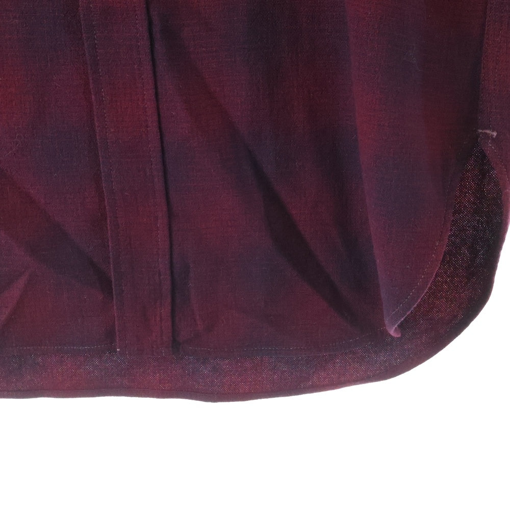 PENDLETON(ペンドルトン) 50S VINTAGE OMBRE CHECK L/S SHIRT チェック 長袖 シャツ ヴィンテージ レッド/ブラック