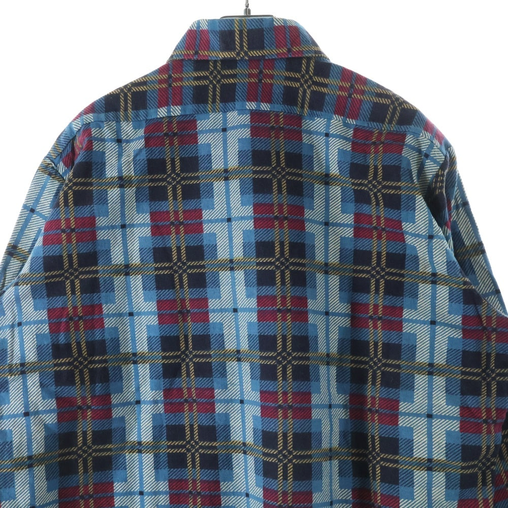 VINTAGE(ヴィンテージ) 70S COTTON CHECK L/S SHIRT コットン チェック 長袖 シャツ ブルー/イエロー/レッド