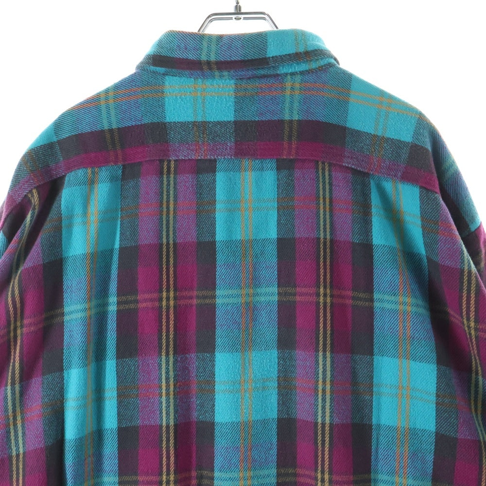 FIVE BROTHERS(ファイブブラザー) 70-80S VINTAGE CHECK L/S SHIRT ヴィンテージ チェック 長袖 シャツ ブルー/ボルドー/イエロー