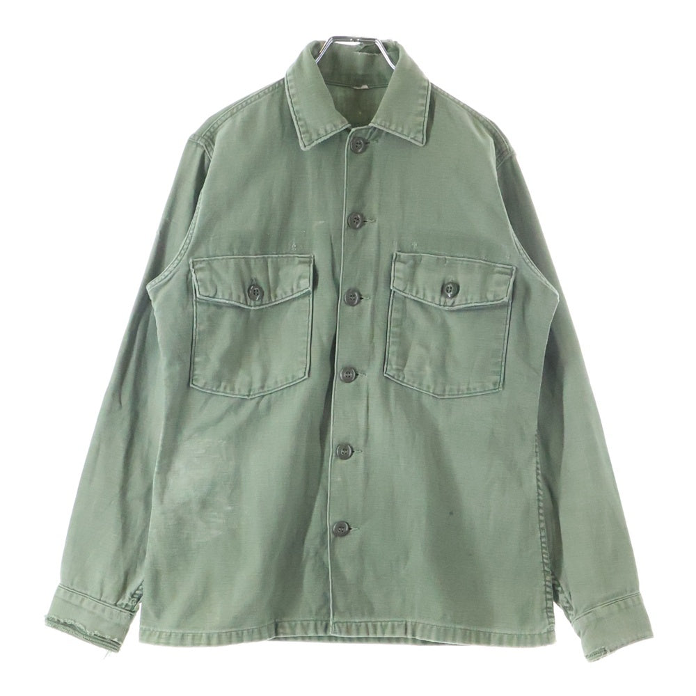 VINTAGE(ヴィンテージ) 60S U.S. ARMY UTILITY SHIRT 2nd ユーティリティ シャツ セカンド 69年製 カーキ