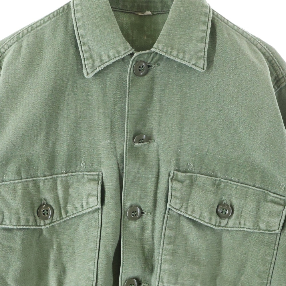 VINTAGE(ヴィンテージ) 60S U.S. ARMY UTILITY SHIRT 2nd ユーティリティ シャツ セカンド 69年製 カーキ