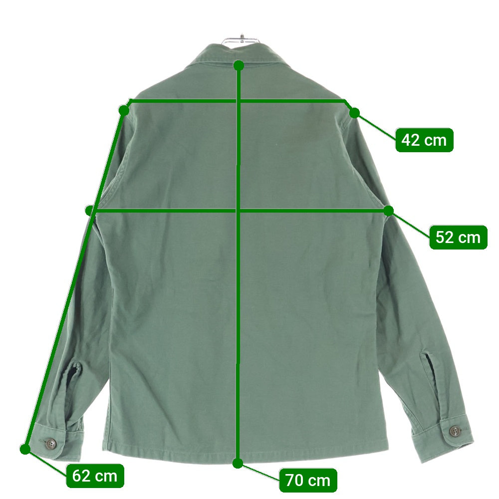 VINTAGE(ヴィンテージ) U.S.M.C. UTILITY SHIRT マリンコ ユーティリティ シャツ カーキ