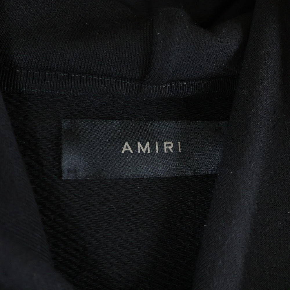 AMIRI(アミリ) Preemo Logo Hoodie プリーモロゴフーディー プルオーバーパーカー ブラック SRAW23MJG012SMRCST0