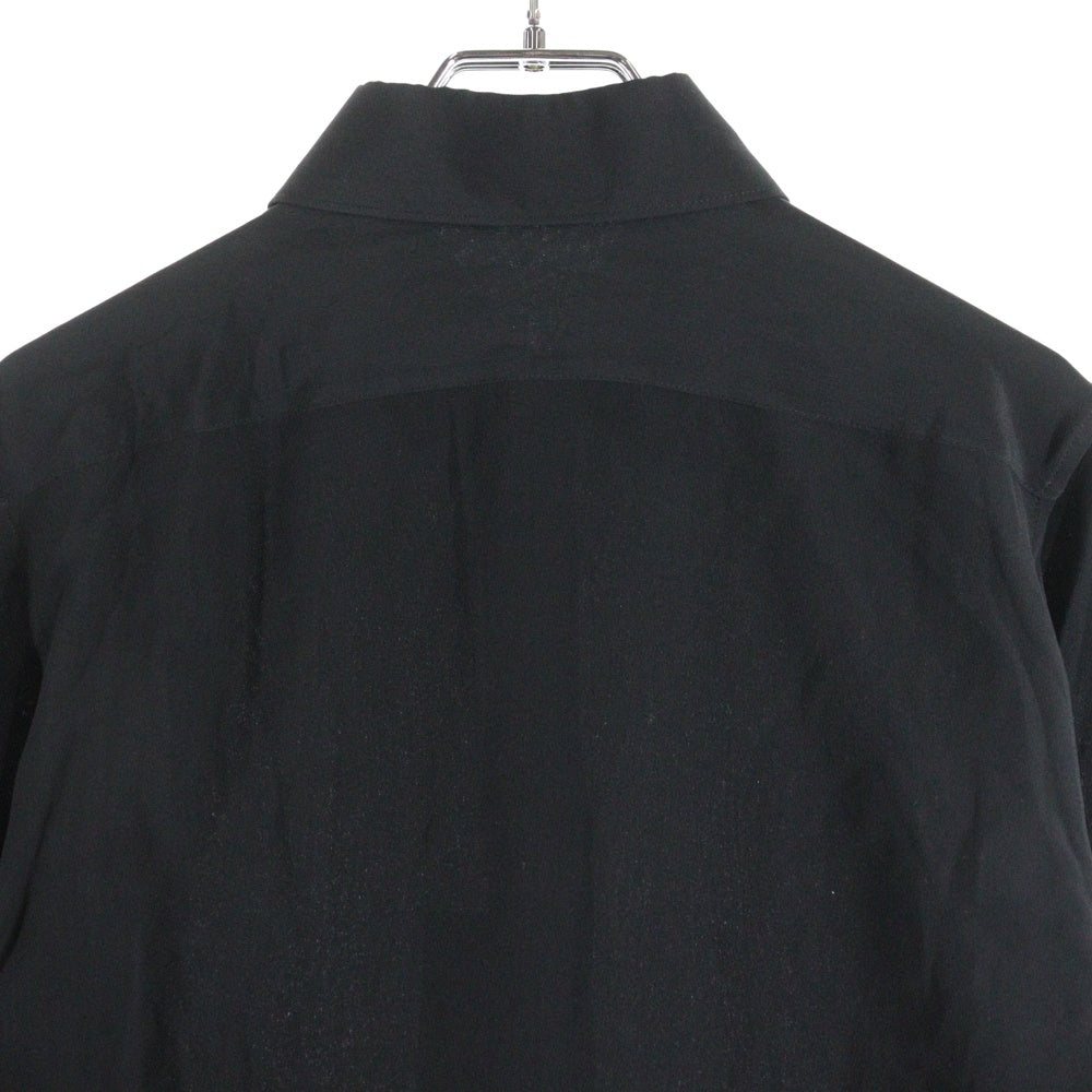 SAINT LAURENT PARIS(サンローランパリ) uniform shirt 636994 Y100W 長袖ドレスボタンシャツ ブラック