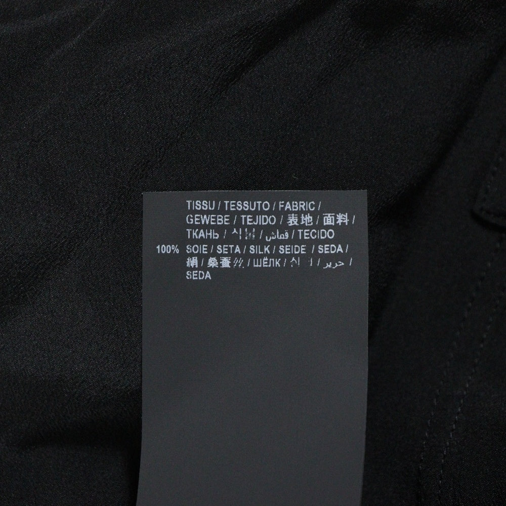 SAINT LAURENT PARIS(サンローランパリ) uniform shirt 636994 Y100W 長袖ドレスボタンシャツ ブラック