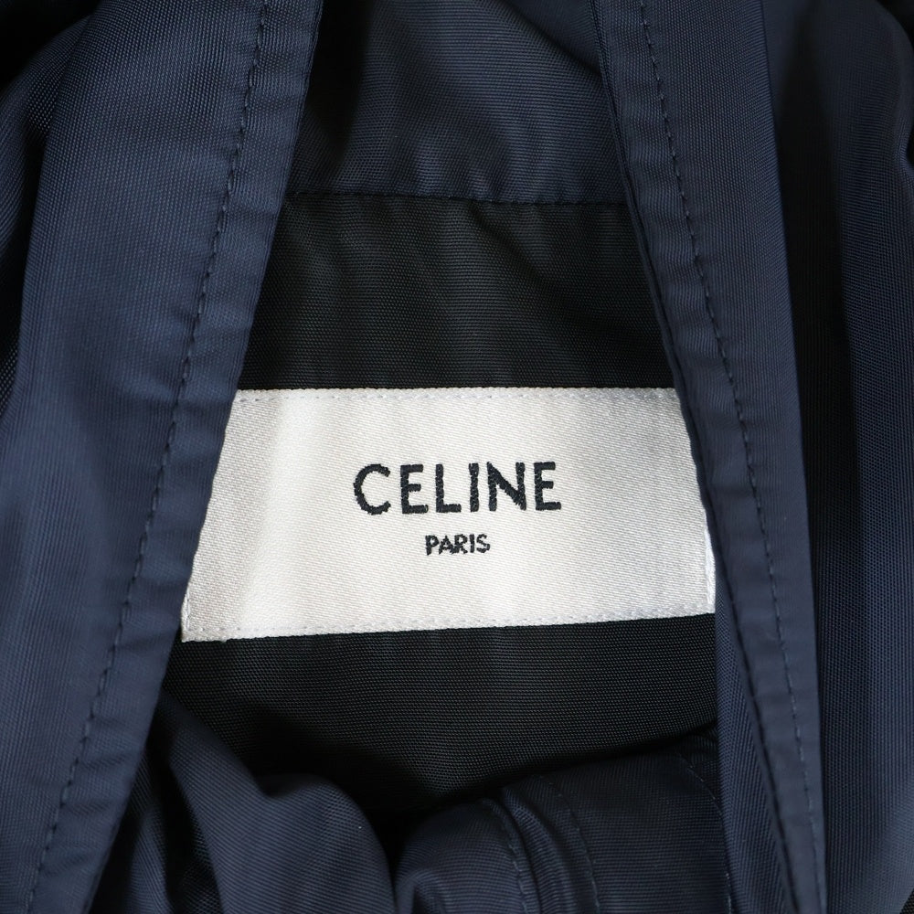 CELINE(セリーヌ) 25AW Nylon windbreaker jacket RV0SV0K56.07MR ナイロン ウィンドブレーカー ネイビー/ブラック