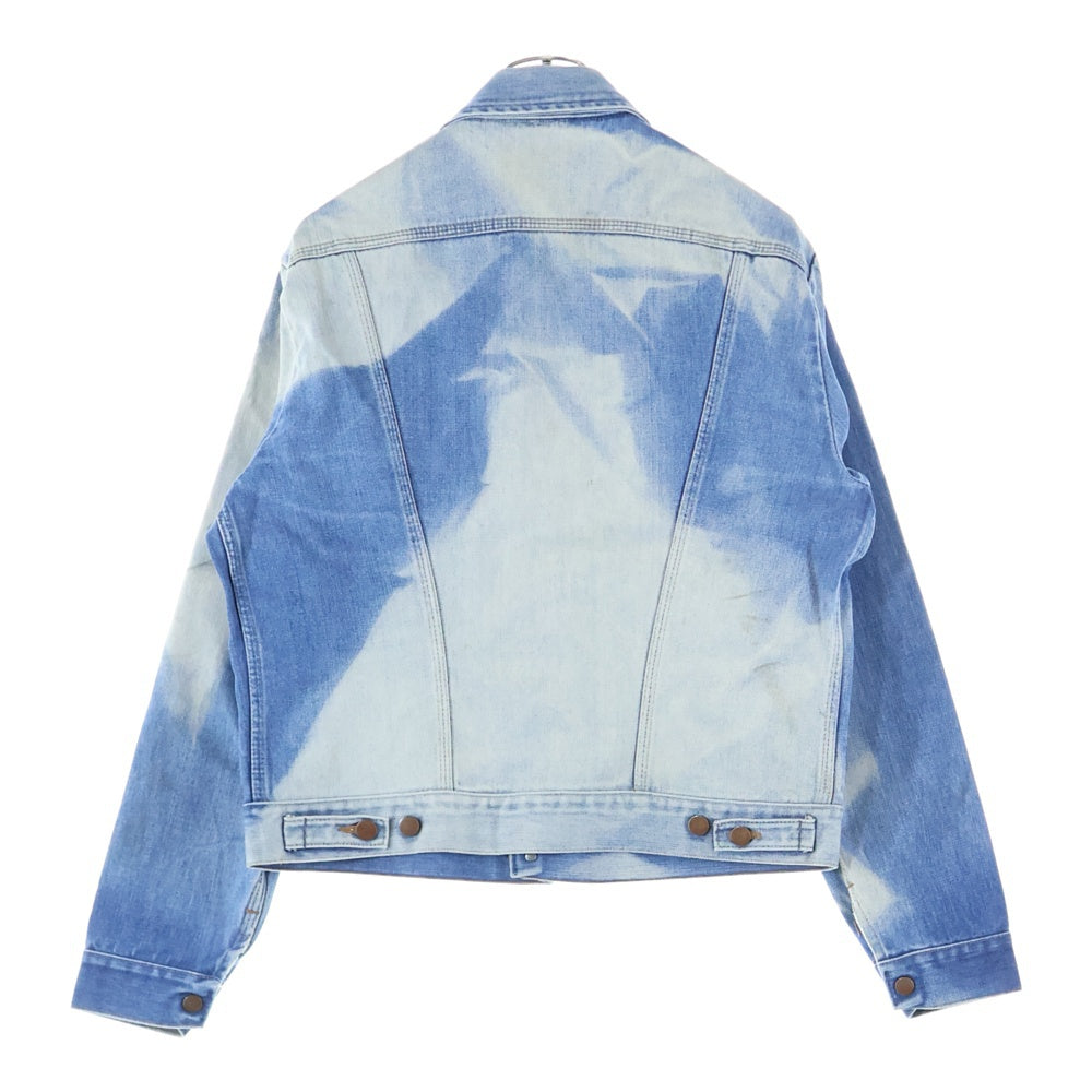 Wrangler(ラングラー) 70S VINTAGE 126PW デニムジャケット ブリーチ インディゴ ブロークンデニム 右綾 過渡期 124MJ