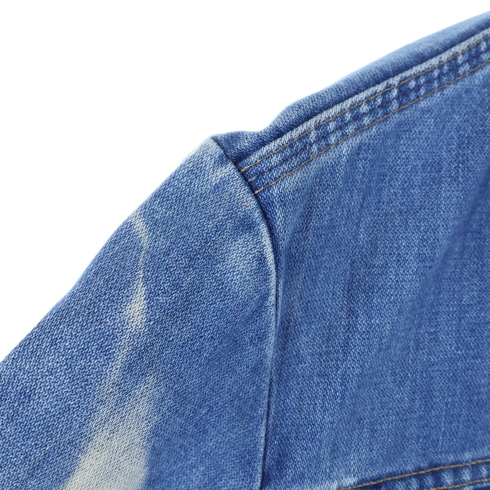Wrangler ラングラー 70S VINTAGE 126PW デニムジャケット ブリーチ インディゴ ブロークンデニム 右綾 過渡期 124MJ Wrangler(ラングラー) 70S VINTAGE 126PW デニムジャケット ブリーチ