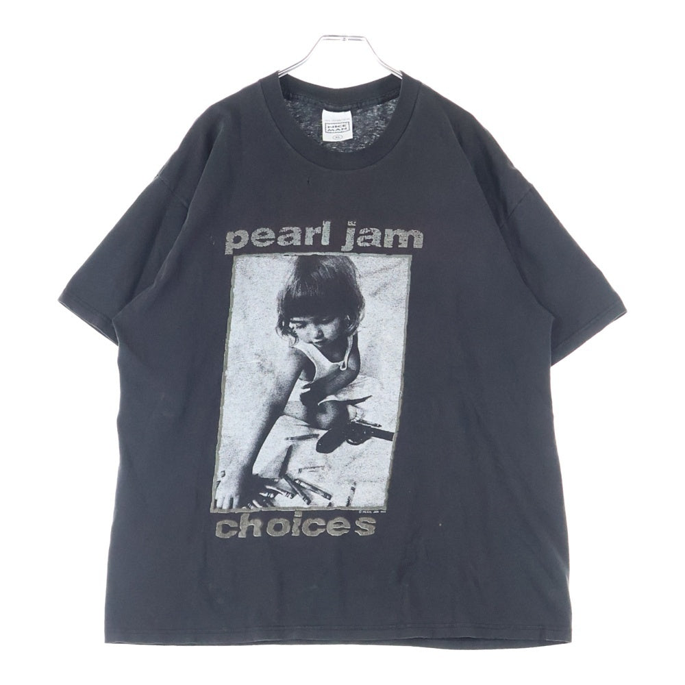 VINTAGE(ヴィンテージ) 90S PEARL JAM CHOICES 1992 パールジャム チョイス チョイシーズ 半袖Tシャツ カットソー ブラック