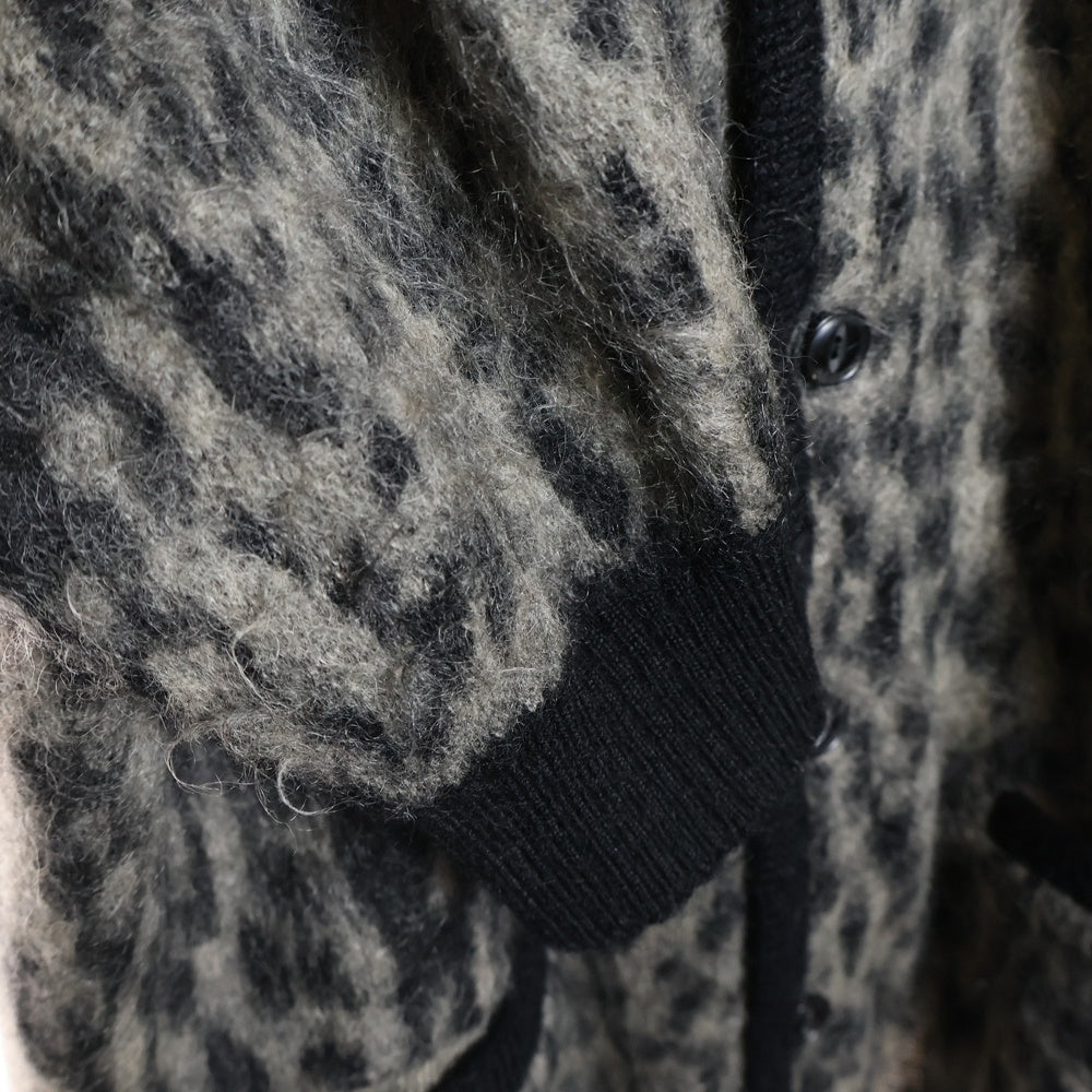 WACKO MARIA(ワコマリア) LEOPARD MOHAIR CARDIGAN レオパード柄