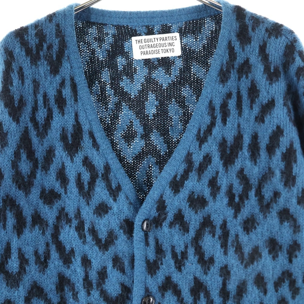 WACKO MARIA(ワコマリア) LEOPARD MOHAIR CARDIGAN レオパード柄