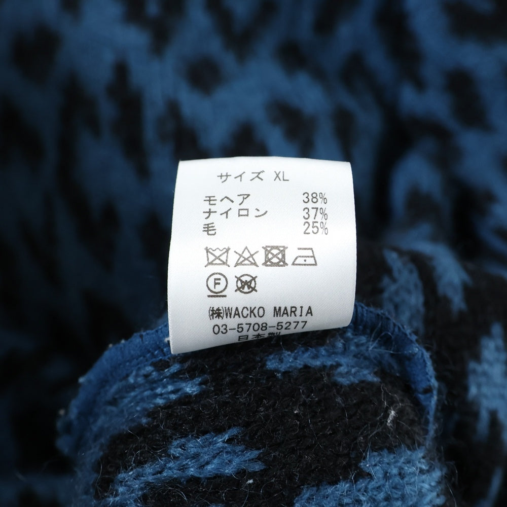 WACKO MARIA(ワコマリア) LEOPARD MOHAIR CARDIGAN レオパード柄