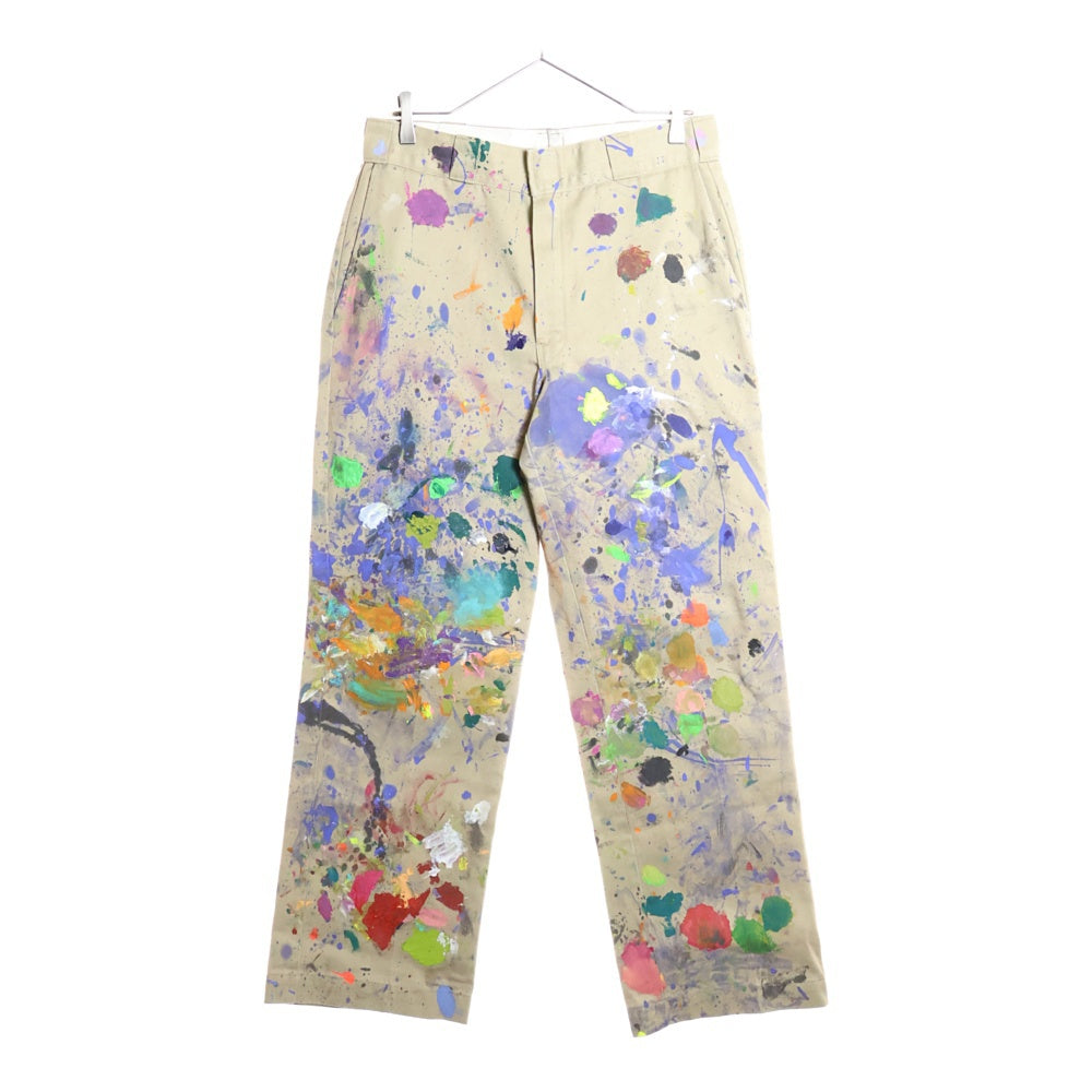 Dickies(ディッキーズ) 90s TALON ZIP WORK PANTS 874 タロンジップ ペンキ加工 ワークパンツ チノ ベージュ