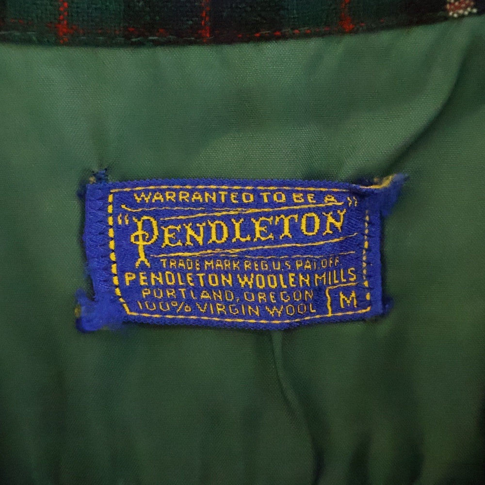 PENDLETON(ペンドルトン) 60S WOOL CHECK L/S SHIRT ウール チェック 長袖シャツ グリーン/ホワイト/レッド