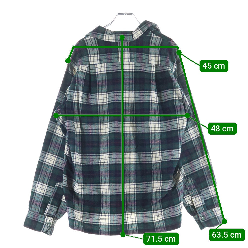 PENDLETON(ペンドルトン) 60S WOOL CHECK L/S SHIRT ウール チェック 長袖シャツ グリーン/ホワイト/レッド