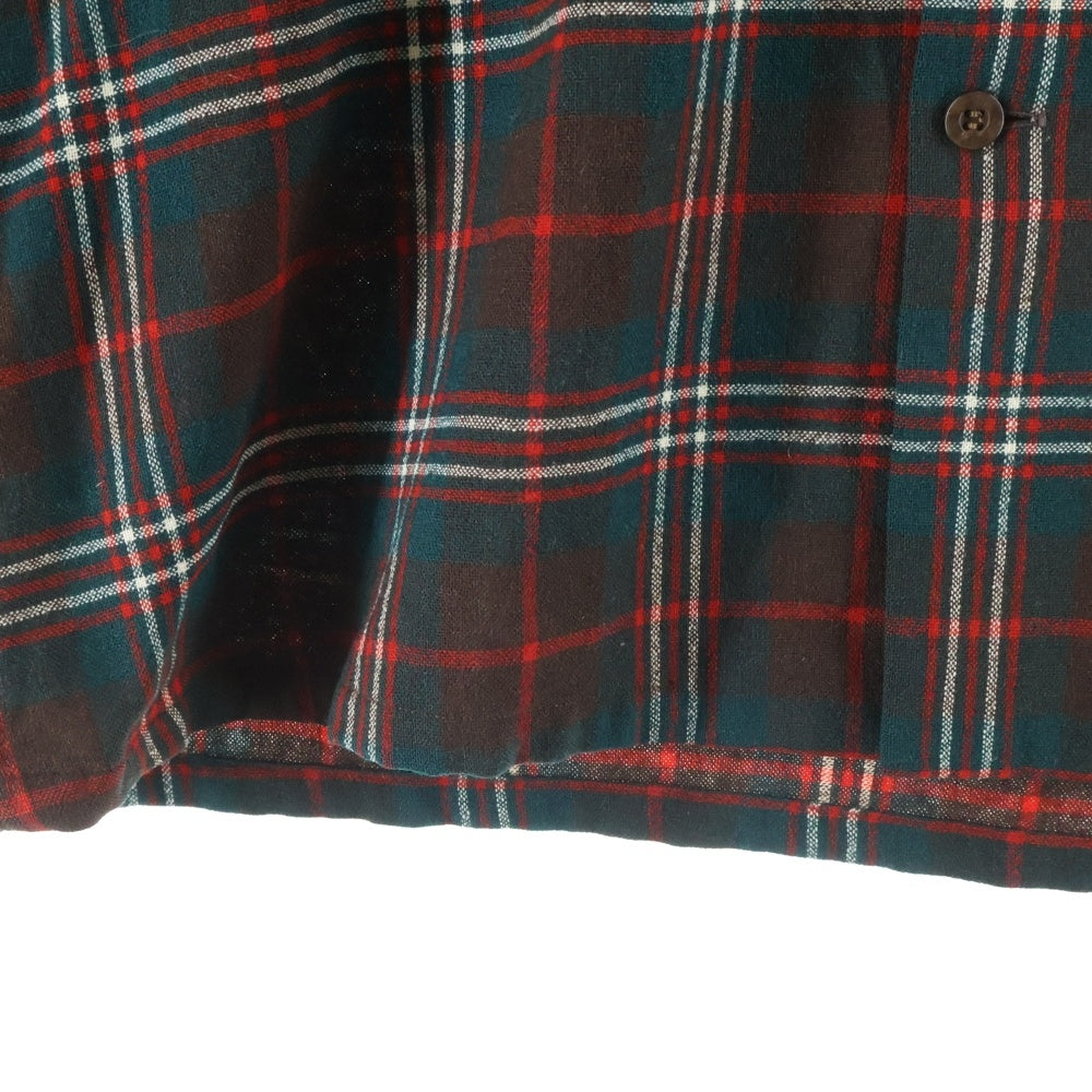 PENDLETON(ペンドルトン) 70S WOOL CHECK L/S SHIRT ウール チェック 長袖シャツ ブラウン/レッド/グリーン